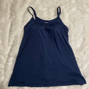 32 Degrees Cool Navy Blue Tank Top With Built In Bra Size Extra Large